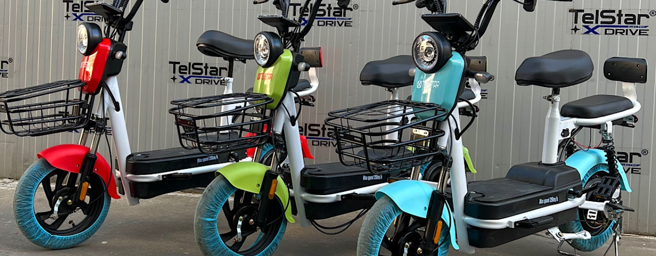 Електрически скутер TELSTAR TBSLD- 3 с двойна седалка Нов модел 2025