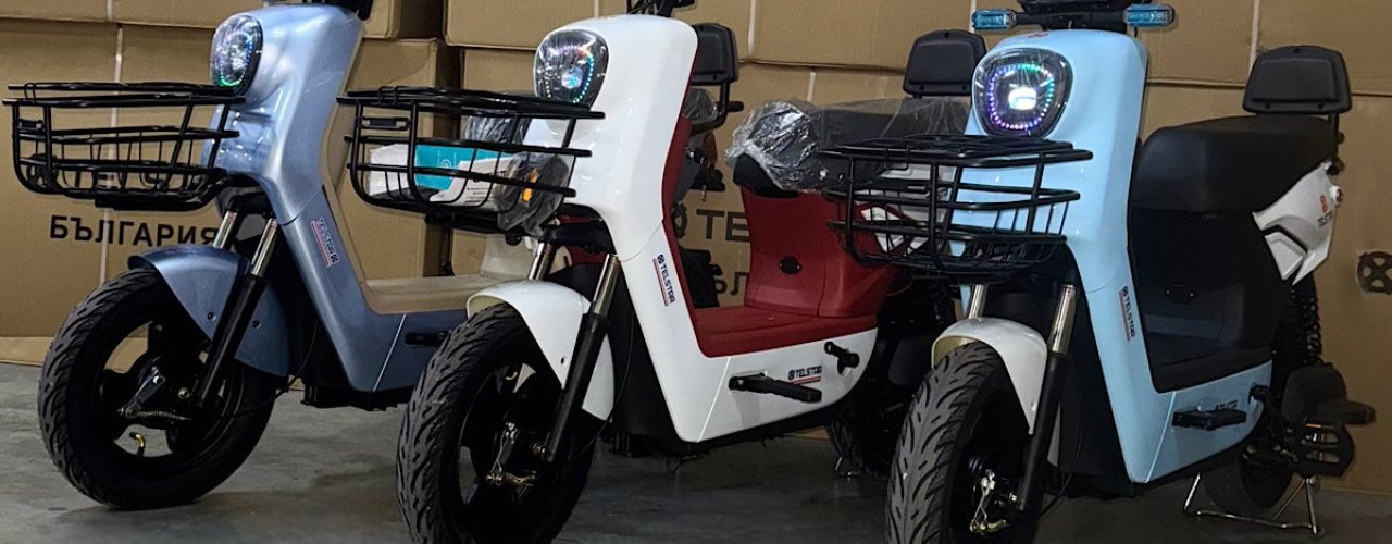 Eлектрически скутер TELSTAR EMAL IDEAL 1500W с двойна седалка Нов модел 2025