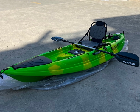 Нов модел 2024 FOX SIT - ON - TOP професионален риболовен каяк със стоманени педали