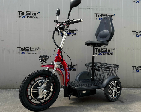 Електрическа триколка с равна платформа и облегалка TS 200.3 48V 750W