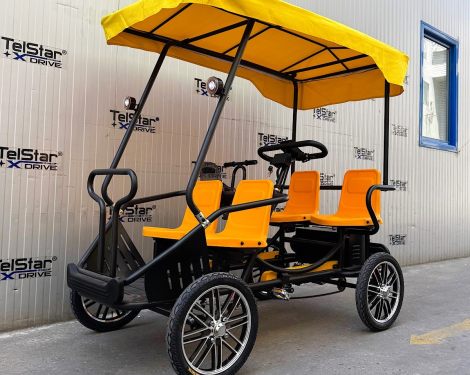 Електрическа рикша с педали Tourist-4 23Ah без регистрация