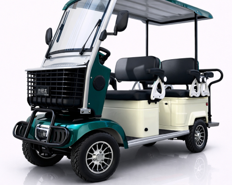 Електрическа четириколка GOLF-6 72V 23Ah 6-местна с покрив