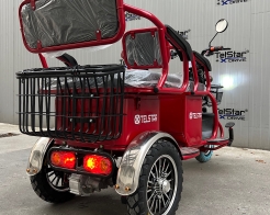 Соларна карго четириместна електрическа триколка с покрив TELSTAR TS-005.3 1500W 60V 23Ah снимка 181