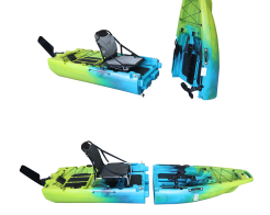 Сгъваем риболовен и туристически каяк с педали CROON – двусекционен модел за лесен транспорт снимка 260